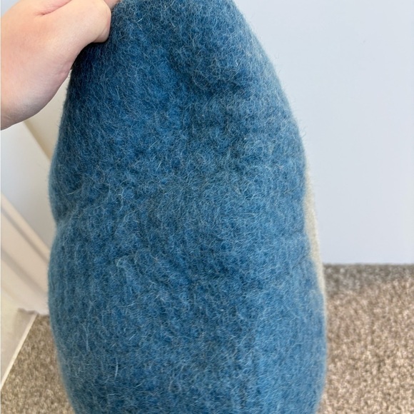 indaba Wool Small Kids Baby Racoon Bin Basket Made in Nepal - Picture 4 of 9